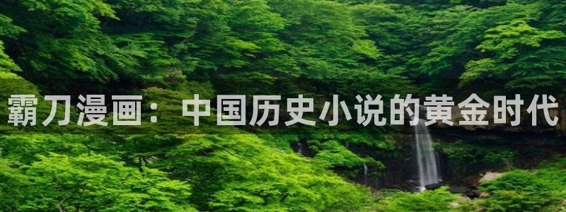 难攻不落韩漫画免费观看：霸刀漫画：中国历史小说的黄金时代